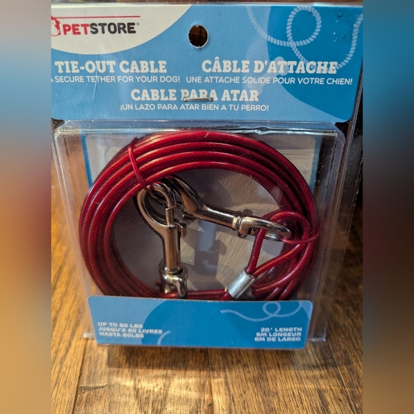 Prograde Heavy Pet Leash Anchor Stake & Tie Out Cable New - Picture 9 of 11